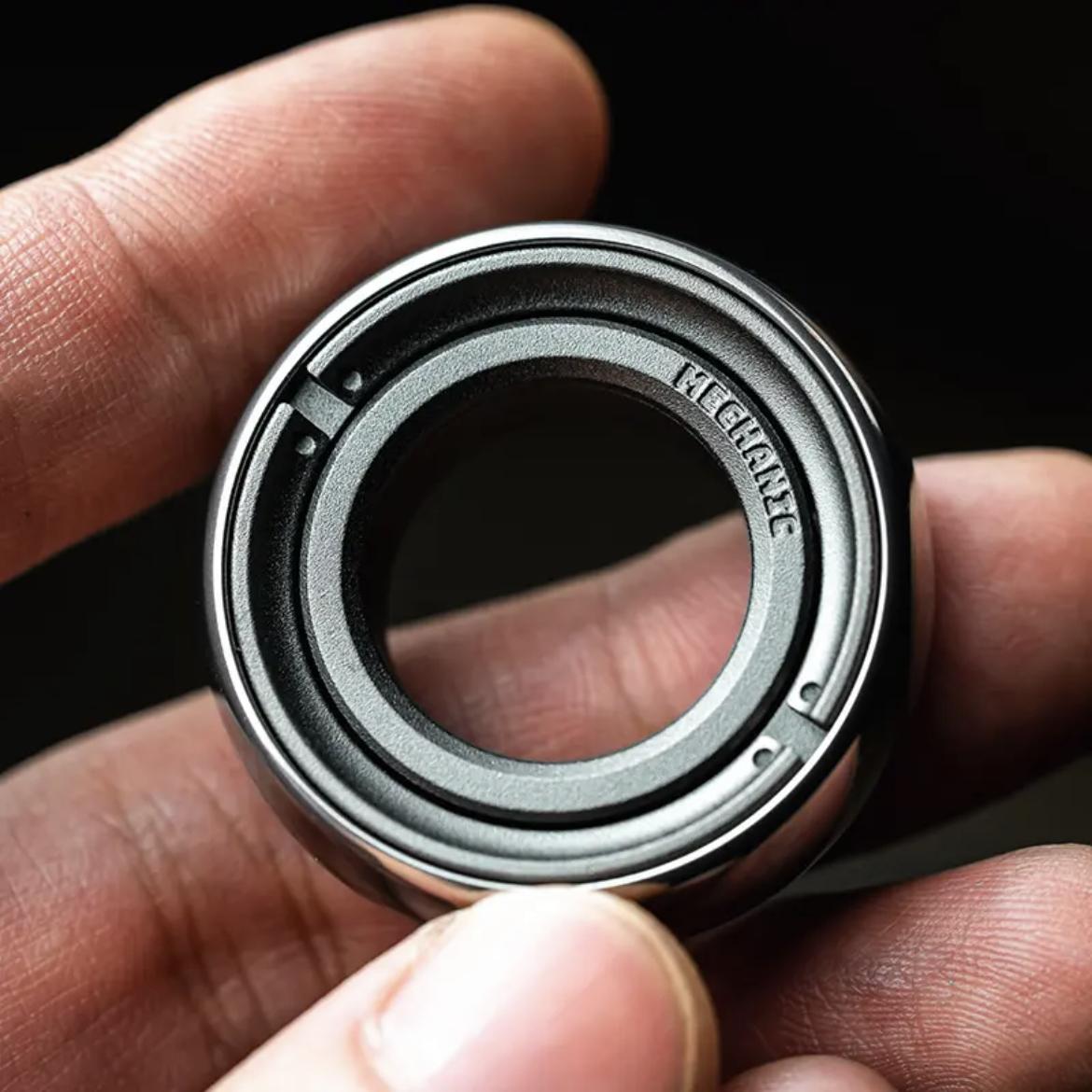 Lautie Mechanic Ring Fidget Spinner Slider