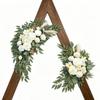 Chair Back Floral Decoration Elegant Decorations Versatile for Brides