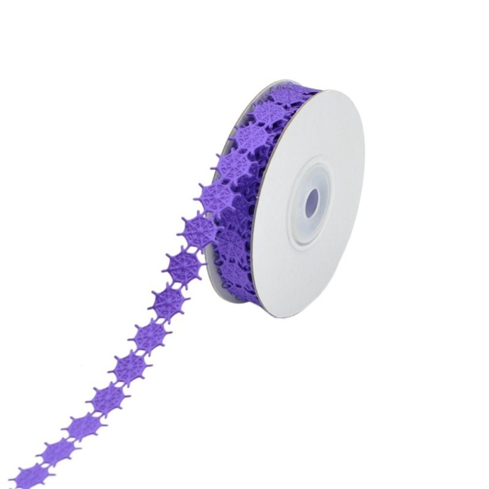 Embossed Design Halloween Ribbon Polyester Material Handmade Pumpkin Ribbon DIY Ribbon 10m Length Bat Ribbon Halloween Party