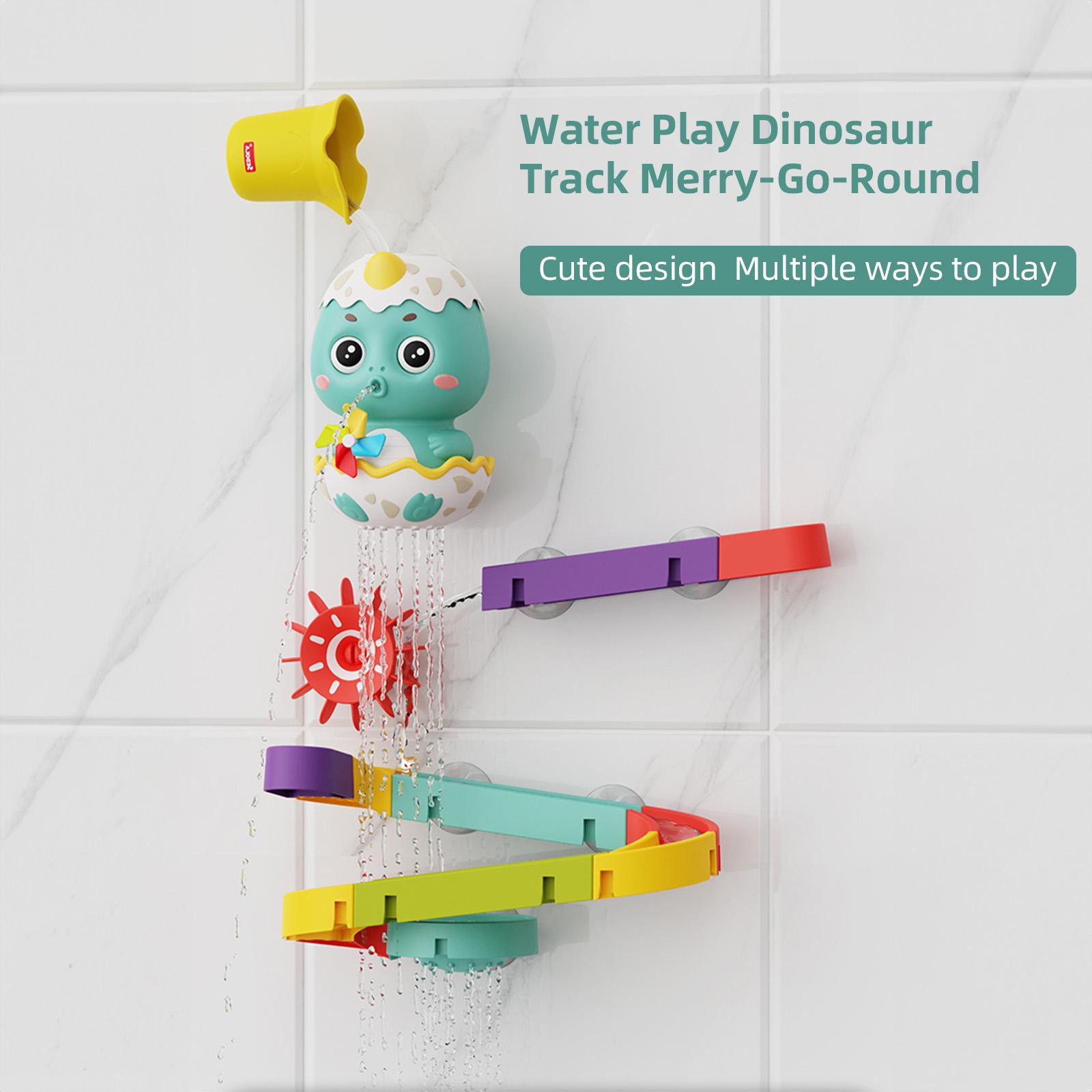 

Bathtub Toys with PVC Suctions Shower Toys for Toddlers Age 18+ Months Infant Toys for Bathing Water Spray Toy for Cognitive Development