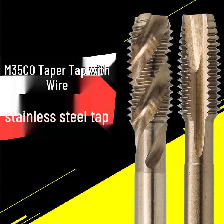 Cobalt Spiral Taps for Stainless Steel Threads