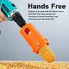 Durable Portable Corn Thresher Automatic Electric Drill Use Corn Peeling Machine Labor Saving Grain Wrapping Tool