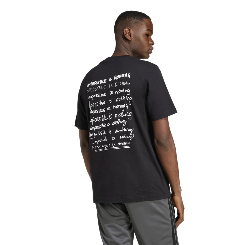 Adidas IIN Short Sleeve Graphic Black Size L Men's T-Shirt, KCJ23, (JL6119),