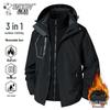 Men's 3-in-1 Windproof Warm Outdoor Jacket
