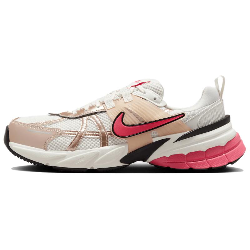 

Nike V2K Run Guava Ice Aster Pink женские кроссовки кремово-черный металлик-серебристый HJ7389-838 42.5