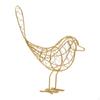 Vogelstatue für Heimdeko Geschenk Metallfigur Tierfigur Tischdekoration Schrank