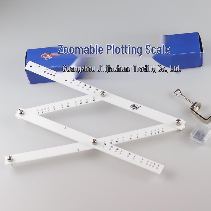 German Brand 10x Magnifying Ruler for Drafting, Drawing, and Engineering Design