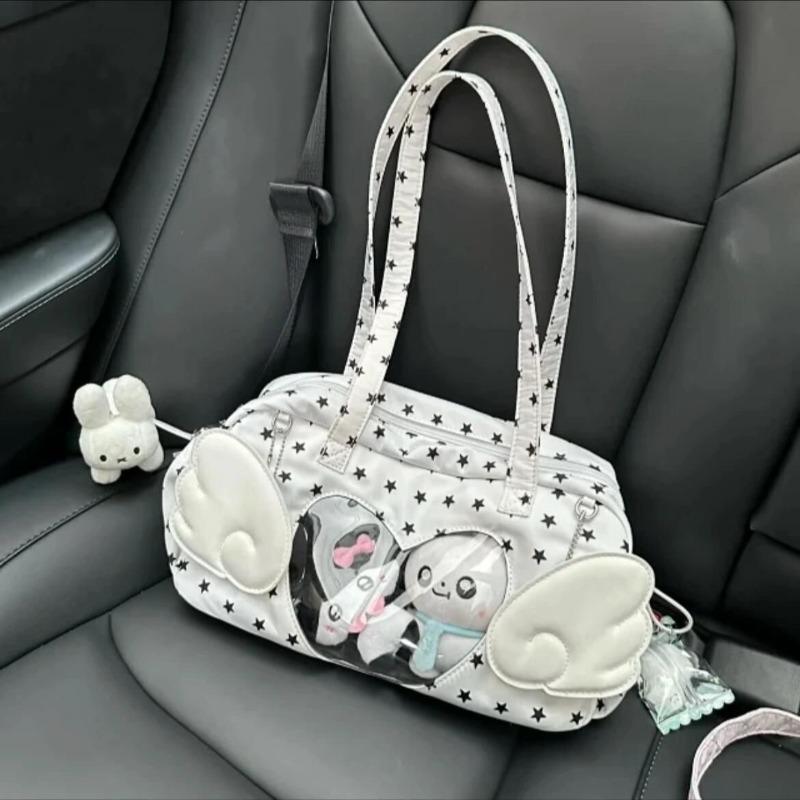

New star printing two-dimensional angel pain bag yk light Yabi star printing concert pain bag