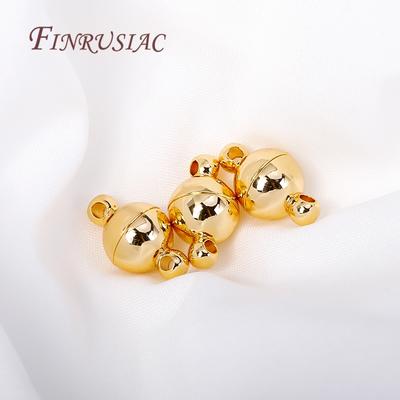 18K Gold Plated Magnetic Clasp For Jewelry,Brass Magnetic Lock,DIY Jewelry Making  Supplies DIY Necklaces&Bracelets Accessories