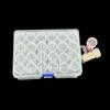 24/30/38/48/60/80 Bottles Diamond Painting Storage Containers Round Plastic Beads Storage Containers Box Transparent Save Space