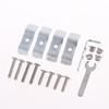 Trunk Spare Parts Upper Lower Covers Foot Hinges Backrest Stainless Steel Lock Sealing Reflective Sticker Tail Box Accessories