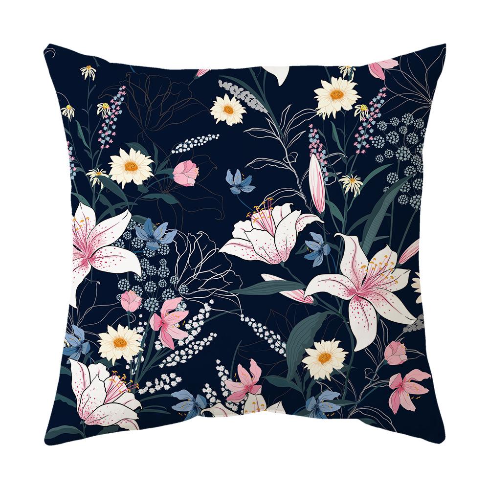 Pillow Cover Sofa Cushion Cover Car Sofa Cushion Cover Peach Skin Velvet