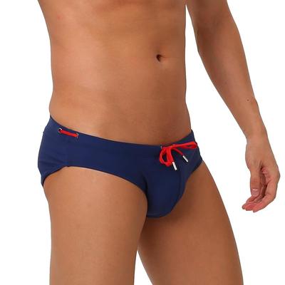 Men's Fashion Pride Day Swimming Briefs Low Waist Plus Size Summer Beach Wear