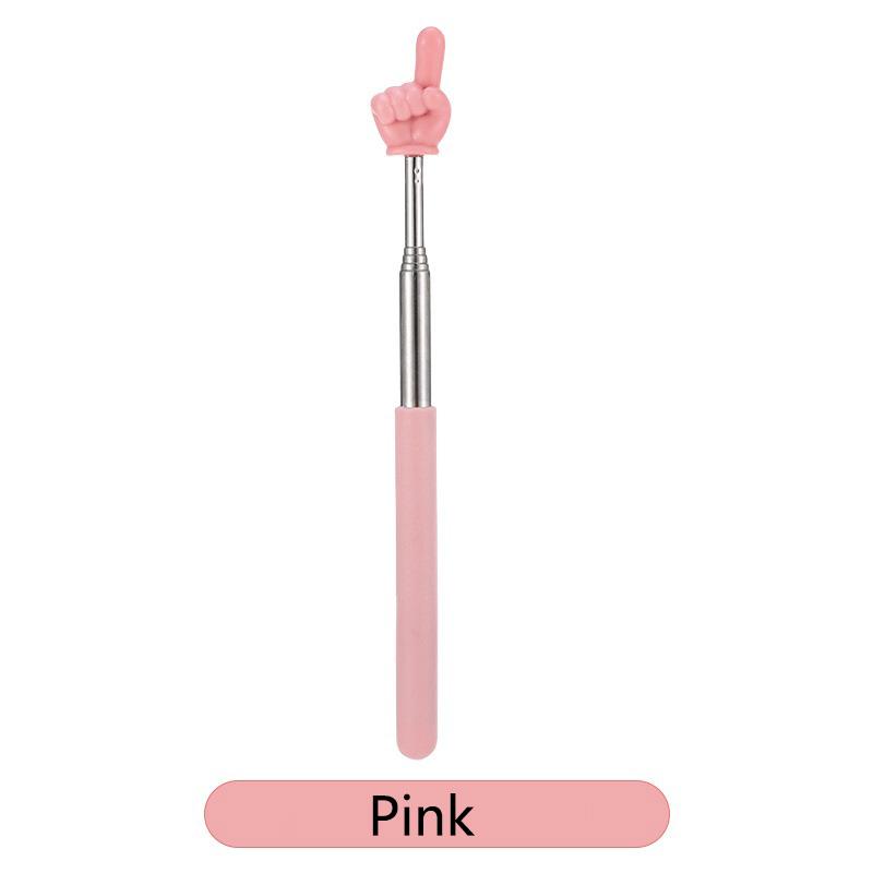 5 PcsThe Extendable Finger Reading Stick Is Used for Reading The Extendable Finger Reading Stick Is Used for Point розовый