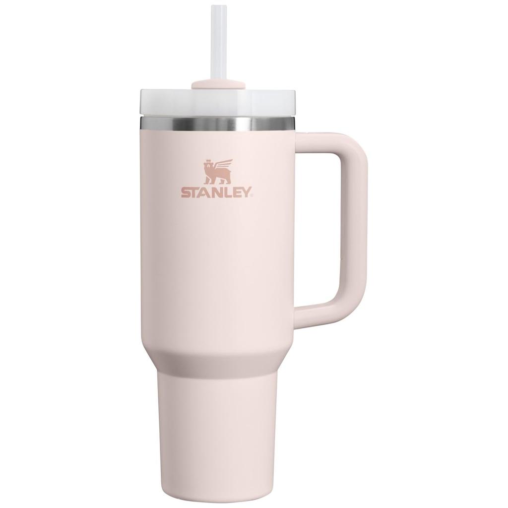 Stanley 1913 Quencher Flow State Vacuum Insulated Rose oz L H2.0 Tumbler, Quartz, 2.0 / 1.18