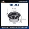 1M 25T Bevel Gear Inner Hole 6 8Keyway3 10Keway4 12Keway4 Metal Gears 90 Degrees For Model Car Modification DIY