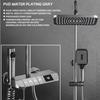 Pommeau de douche numérique thermostatique Ensemble de pommeau de douche en acier inoxydable pour salle de bain Pommeau de douche avancé à touches piano