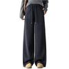 La Chapelle Women's Fleece-Lined Wide-Leg Casual Pants