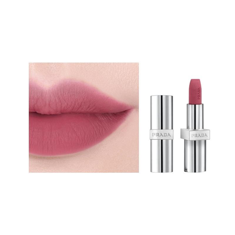 Матовая губная помада Prada Ultimate Color Overlay Легкая губная помада Мягкий туман Косметика #P160 Без подарочной коробки, без подарочного пакета красный
