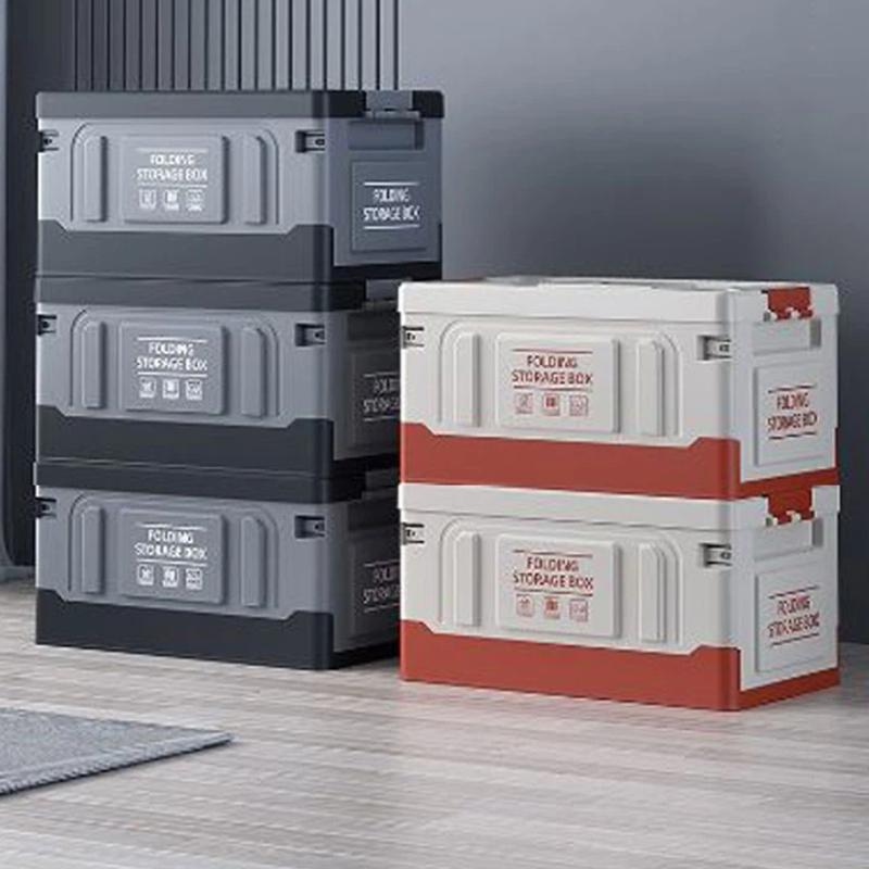 Outdoor Folding Storage Box, Multipurpose Organizer Box, Portable Large-capacity Camping Box, Car Trunk.