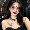 Rhinestone Face Eye Jewels Sticker 3D Face Gem Sticker Crystal Tattoo Sticker  Halloween Party