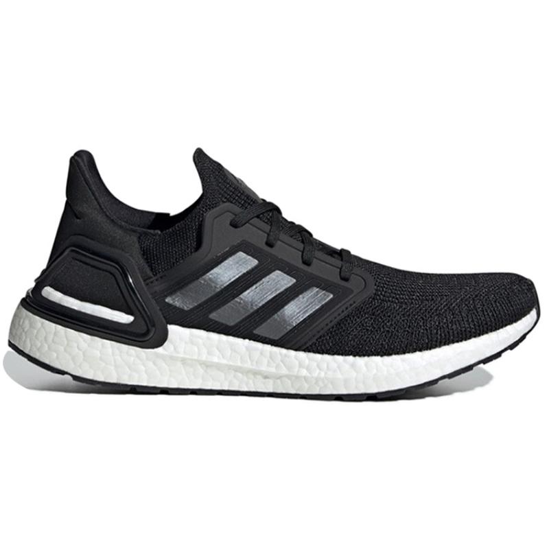 adidas UltraBoost 20 'Black Night Metallic Grey' Sneakers FY3457