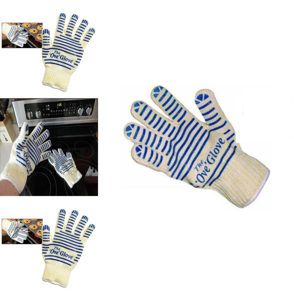 Hitzebeständige Ofenhandschuhe Mit Silikongriff Für Küche Lebensmittelzubereitung Und Grillen