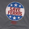 Ferris Bueller´s Day Off Mens Save Ferris Badge T-Shirt
