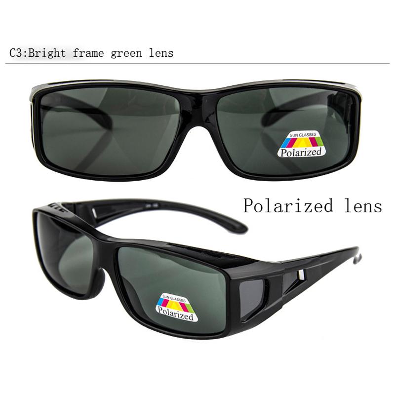 Women Men Night Vision UV400 Anti-Glare Car Driver Polarized Fashion Sunglasses