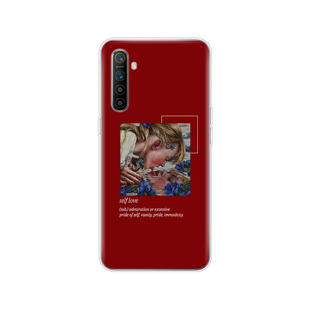 

Для чохла Realme XT RMX1921 М яка TPU Задня кришка телефону Для OPPO RealmeXT Силіконовий бампер Сумка Coque 6,4 дюйма повний 360 Захисний Realme XT