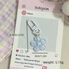 Simulated Sakura Key Chain Resin Flower Jelly Sakura Pendant Keyring Keyring Cherry Blossom Translucent Flower Doll Pendant