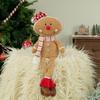 Christmas Gingerbread Man Hanging Ornament with Long Legs