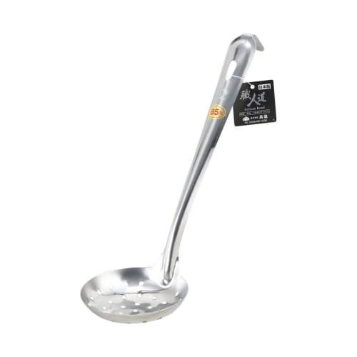 Takagi Stainless Steel Handled Hole Ladle with Lock, Medium, 85