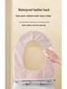 Waterproof Heated Toilet Seat Cushion with Zipper - Washable, Red, Winter-Ready Cover