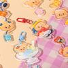 Butterbear Cute Character Keyholder 4-tier Acrylic Keyring