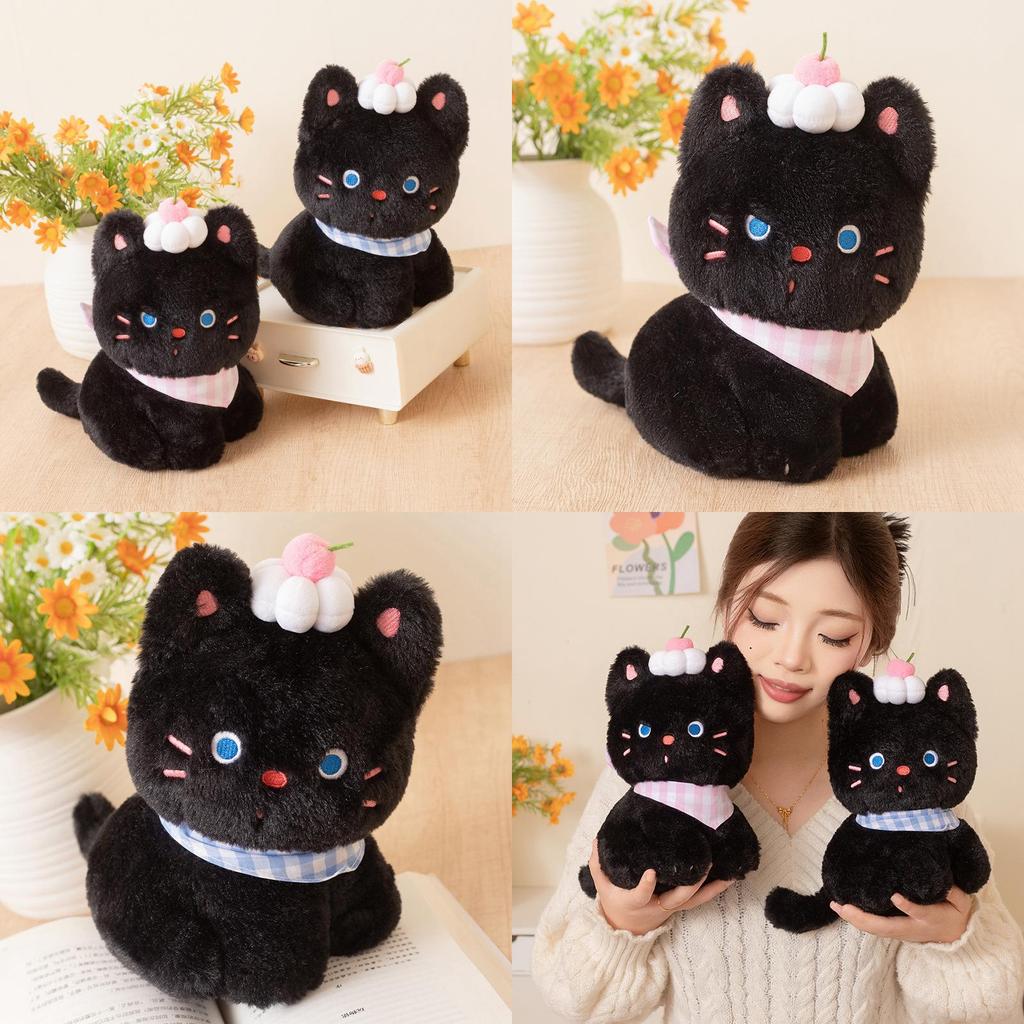 Plush Cat Toy With Pp Cotton Filling For Kids And Collectors