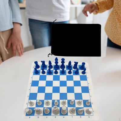 Juego de Ajedrez Plegable ,Tablero Internacional ,Conveniente Ligero Viaje Torneo