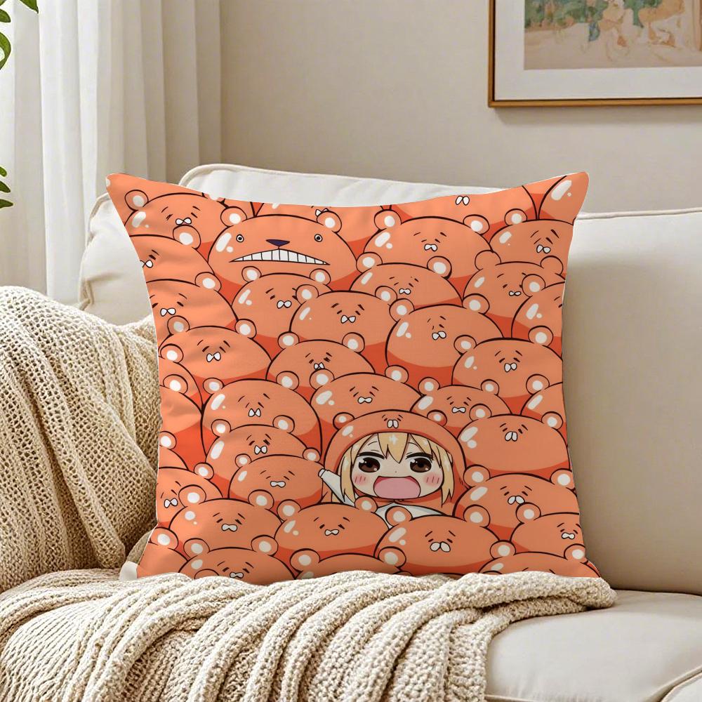 Süßer fauler japanischer Anime HHimouto Umaruchan Kissenbezug Kissenhülle Antimilben Wohnzimmer Sofa Dekor Kissen Zimmer