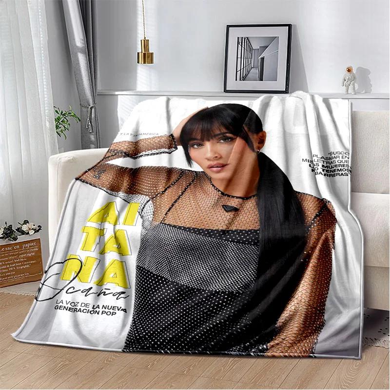 3D Spanish Singer Cute Aitana Soft Plush Blanket,Flannel Blanket Throw Blanket for Living Room Bedroom Bed Sofa Picnic Cover Kid