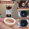 8 Pcs Felt Gasket Replacement for Breville Espresso Machine Grinders, Felt Washer Replacemen Compatible with BES870, BES878, BES880, BES980, BES990,