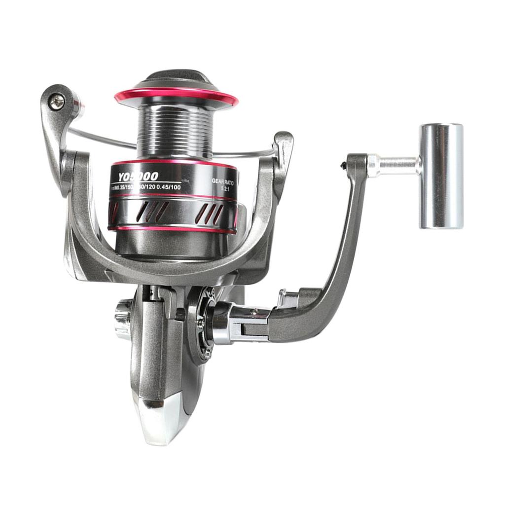Reel, with Folding Rocker 5.2:1 Gear Ratio, Durable Powerful Sturdy Wheel Reels Freshwater Fish