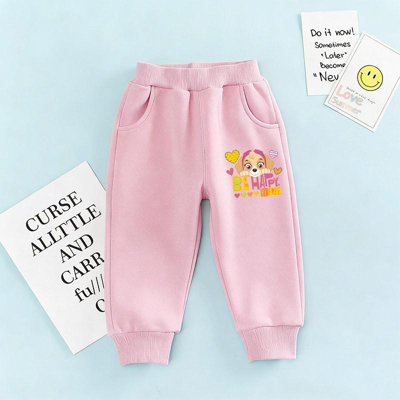 Skye Everest Girls Trousers Paw Patrol Casual New Little Girls Sweatpants Print for Girls Casual Sports Long Pants Outdoor Warm Long Pants,for Outdoor