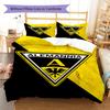 Roupa de Cama com Padrão Alemannia Aachen, Conjunto de Colcha, Capa de Colcha, Fronha, Presente de Aniversário para Casa (1 capa de edredom + 2 fronhas, sem enchimento.)