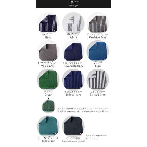 imaa Imabari Certified Hand Towels/Handkerchiefs, Set of 6, Made in Japan, 100% Cotton, Vacuum-Compressed Pack, Assorted Size (6 count)