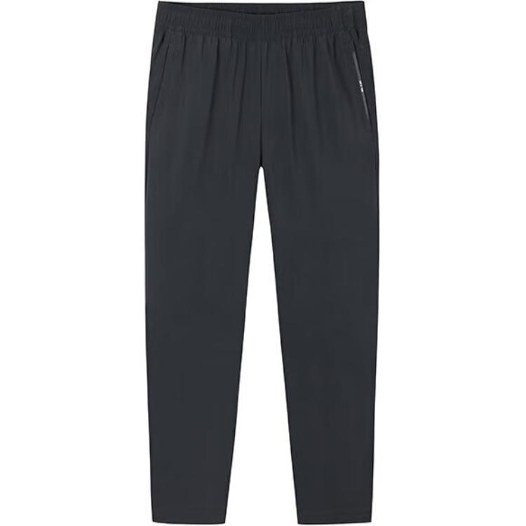 

Anta Тренировочная серия однотонные высокоэластичные облегающие повседневные брюки Nine-Point, мужские низы, черные 152427301-3 M