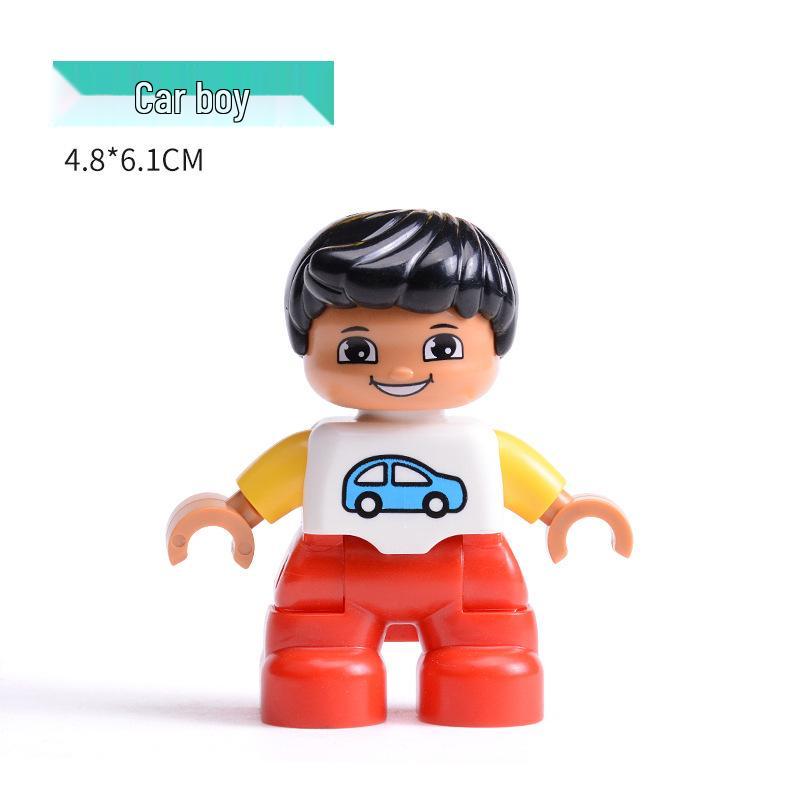 LEGO Duplo-Compatible Interlocking Figures & Dolls for Kids 3+