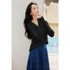 VICTORIA&VERA Women's Cashmere Blend V-Neck Knit Sweater V8701S04