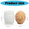 3D Flower Eggs Silicone Candle Molds for Epoxy Resin Handmade Candle Soap Floral Fondant Molds Chocolate Silicone Molds