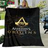 Spel Assassin’s Creed Valhalla Mjuk Filt Sport Vardagsrum Sovrum Soffa Sängfilt Gåva Resa Kontor Lunchrast Filt