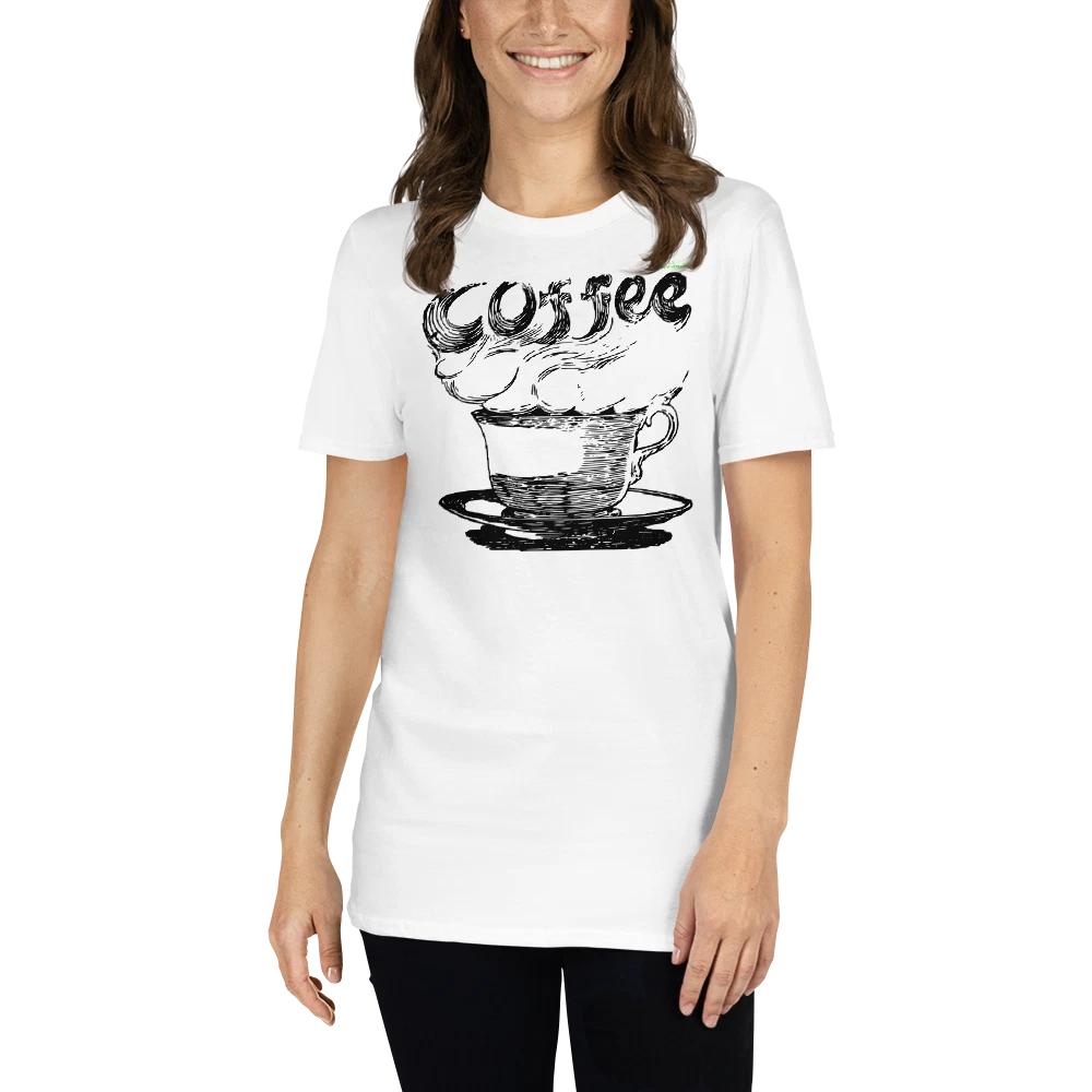 COFFEE AROMA  - Vintage Illustration Unisex T-Shirt M